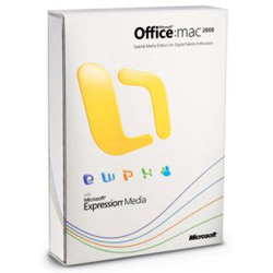 Microsoft Office 2008 for Mac Special Media Edition Upgrade vč. českých doplňků