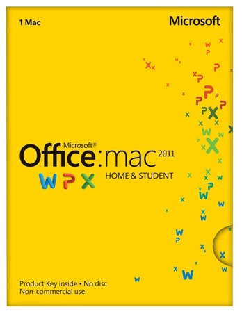 Microsoft Office 2011 Home & Student - 1PK Medialess