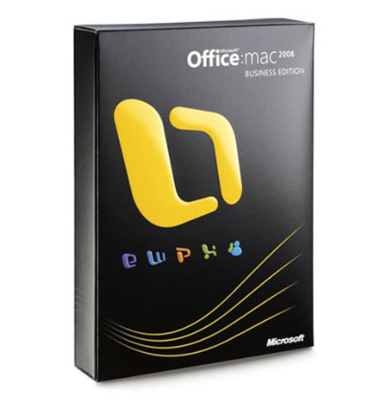 Microsoft Office Business Edition 2008 Mac Upgrade vč. českých doplňků