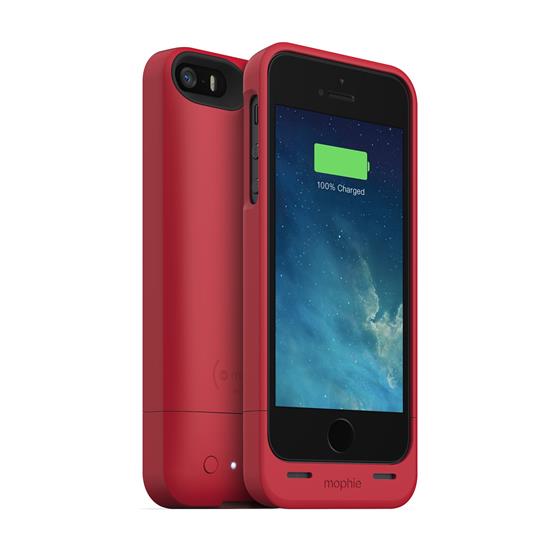 mophie Juice Pack Helium - pouzdro s baterií pro iPhone SE/5S/5, červené