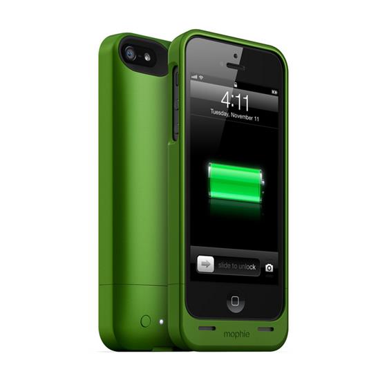 mophie Juice Pack Helium - pouzdro s baterií pro iPhone SE/5S/5, zelené