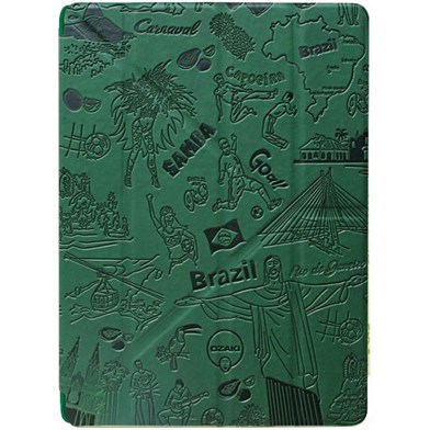 Ozaki multi-angle smart case pro iPad 2, 3, 4 - Rio de Janeiro (green)