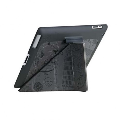 Ozaki multi-angle smart case pro iPad 2, 3, 4 - Rome (black)
