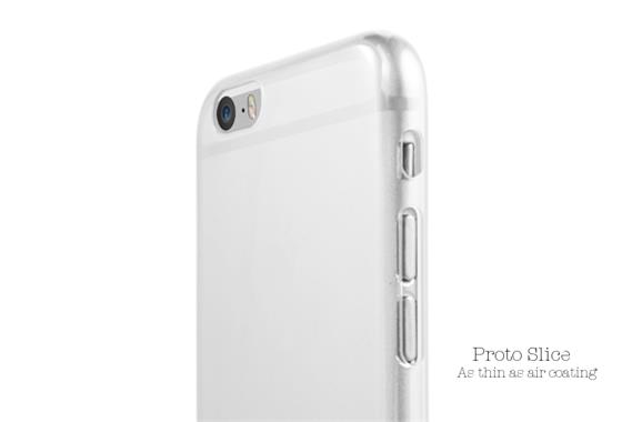 pinlo Proto Air, průhledný TPU obal pro iPhone 6S/6, průhledný