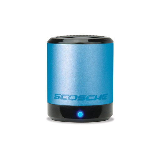 Scosche boomCAN, přenosný reproduktor - modrý