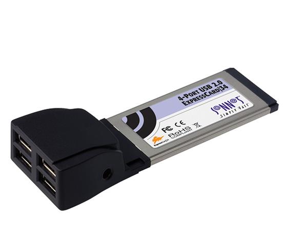 Sonnet 4-Port USB 2.0 ExpressCard/34