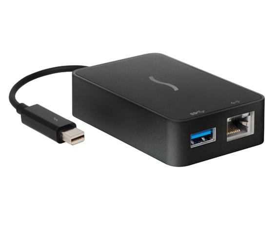 Sonnet USB 3.0 + Gigabit Ethernet Thunderbolt Adapter