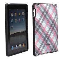 Speck Fitted Case, plastov� pouzdro pro iPad 1G, �edo-r��ov�