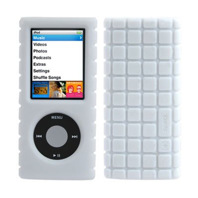 Speck PixelSkin, pouzdro pro iPod nano 4G, bílé