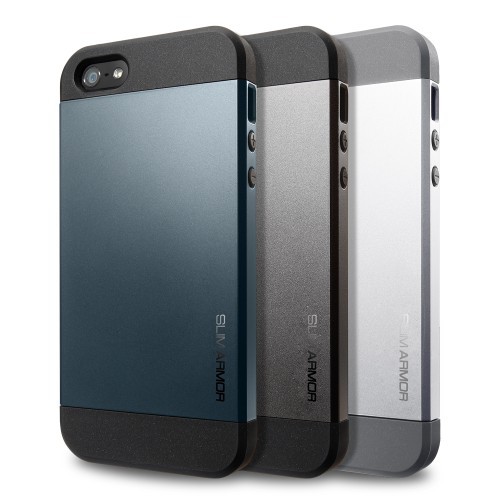 Spigen Slim Armor Metal pevné pouzdro pro iPhone 5S/5