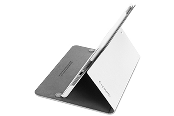 Spigen Slimbook Case Metallic White pro iPad Mini (+ stojánek)