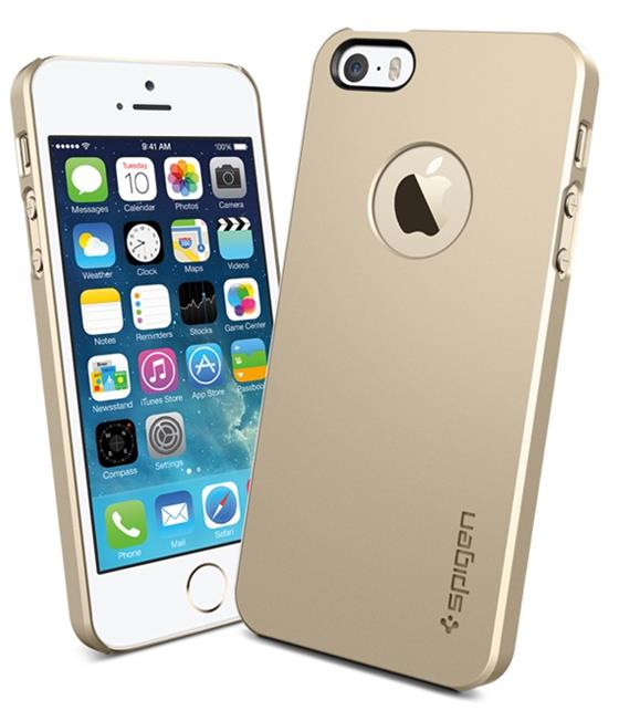 Spigen Ultra Thin Air Gold - ultratenké pouzdro pro iPhone 5S/5