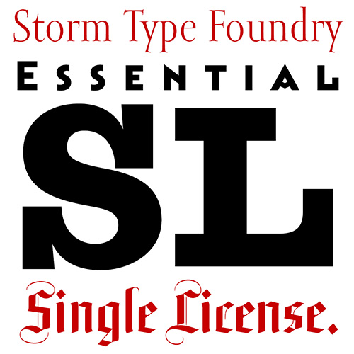 Storm Type Foundry Essential Single License