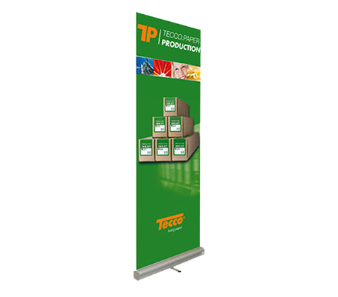 Tecco Production Roll-Up Display + 1 role 85,0 cm x 5 m