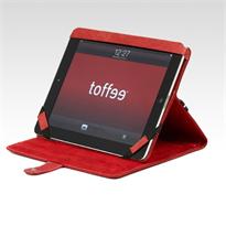 Toffee ko�en� obal/stoj�nek pro iPad 2 a iPad (3. generace), �erven�