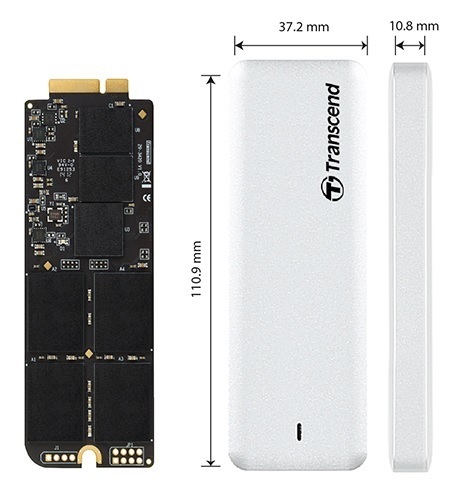 Transcend JetDrive 725 blade SSD pro MacBook Pro Retina 15" (Mid 2012 - Early 2013)