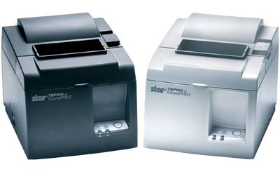 TSP-100 receipt printer with auto-cutter (tiskárnička účtu s automatickým odřezáváním - šedá)