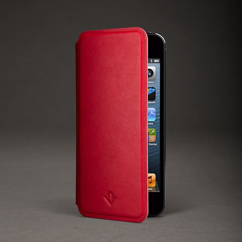 TwelveSouth SurfacePad, kožený kryt pro iPhone 4 a 4S - červený