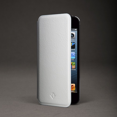 TwelveSouth SurfacePad, kožený kryt pro iPhone 5S/5C/5 - bílý