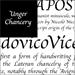 Unger Chancery OpenType Mac/Win CE