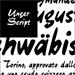 Unger Script Regular OpenType Mac/Win CE