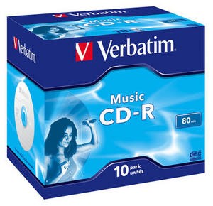 Verbatim DataLife Audio CD-R 700MB MusicLife PLUS, jewel, Live it! 10pack, 16x