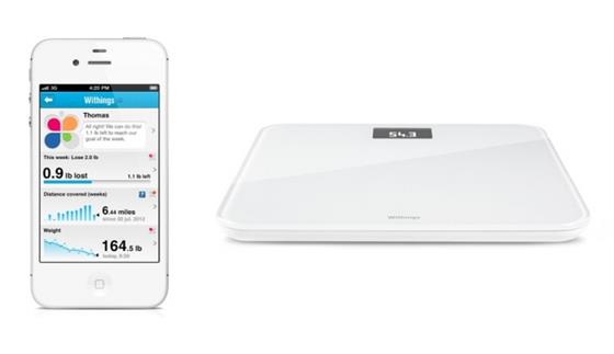 Withings, Wireless Scale WS-30 - bezdrátová váha - bílá