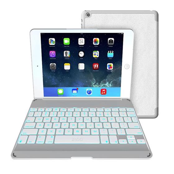 ZAGGkeys Folio bílé s podsvícením pro Apple iPad Air CZ/SK + stojan