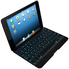ZAGGkeys Folio black pro iPad Mini (Retina,3) - pevný obal, CZ klávesnice a držák