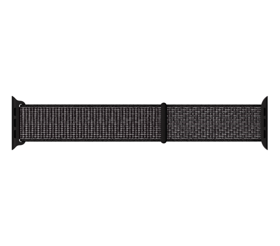 40mm černý provlékací sportovní řemínek Nike