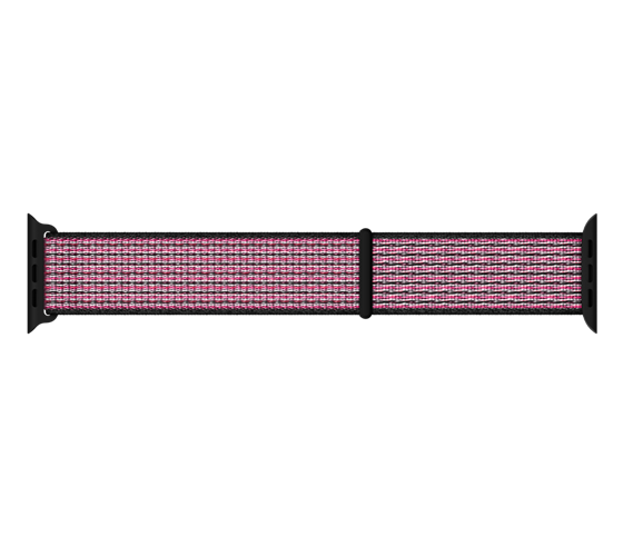 40mm křiklavě růžový/sytě fialový provlékací sportovní řemínek Nike