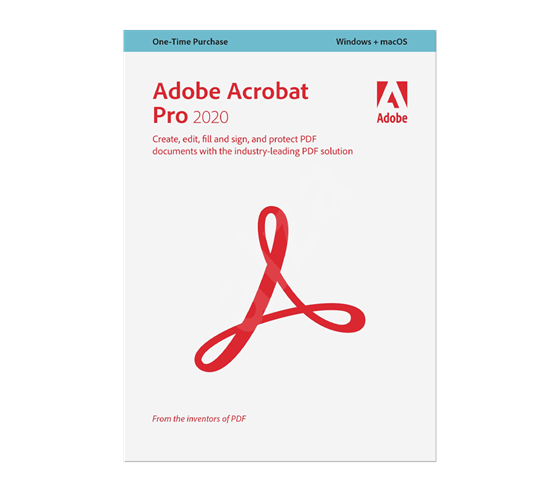 Adobe Acrobat Pro 2020 Mac/Win CZ Upgrade z 2017 komerční licence