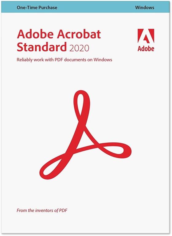 Adobe Acrobat Standard 2020 Win CZ komerční licence