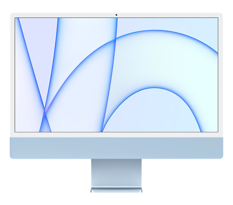 Apple iMac 24'' M1 (8CPU+7GPU), modrý
