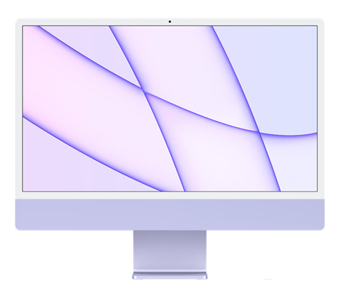 Apple iMac 24'' M1 (8CPU+8GPU) CTO, fialový, CZ NUM