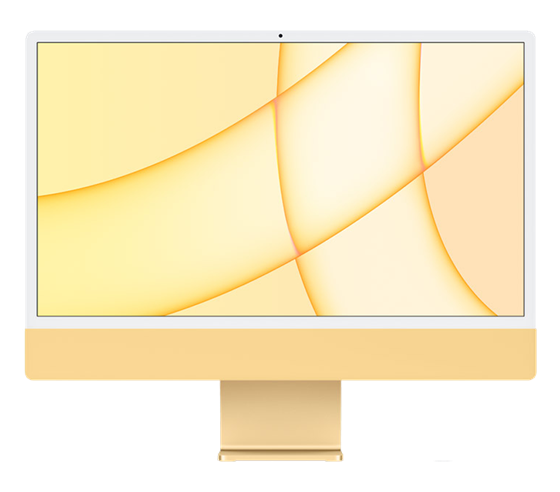 Apple iMac 24'' M1 (8CPU+8GPU) CTO, žlutý, CZ NUM