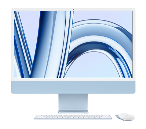 Apple iMac 24'' M3 (8CPU+10GPU), modrÃ½