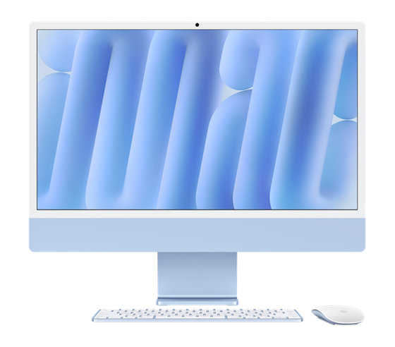 Apple iMac 24'' M4 (10CPU+10GPU), modrý