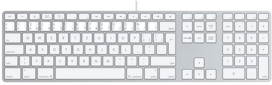 Apple Keyboard klávesnice CZ (ALU, s počítačem)
