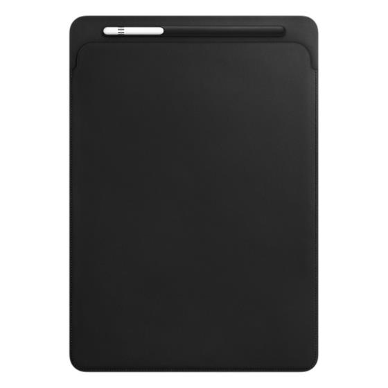 Apple Leather Sleeve - kožený návlek na 12,9" iPad Pro – černý