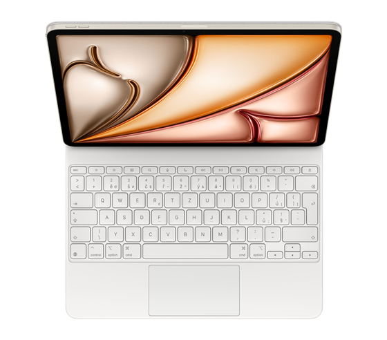 Apple Magic Keyboard pro iPad Air 13" (M3) CZ – bílý