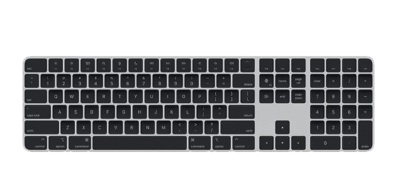 Apple Magic Keyboard s Touch ID, černé klávesy (2022)
