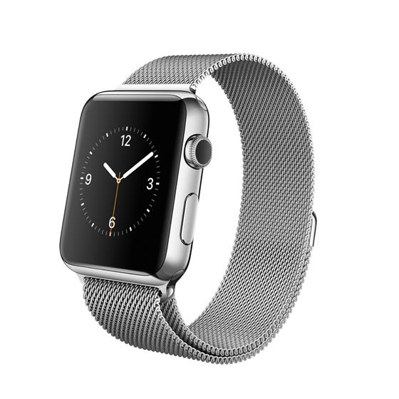 Apple Watch - pouzdro z nerezové oceli s milánským tahem - velikosti 38 a 42 mm