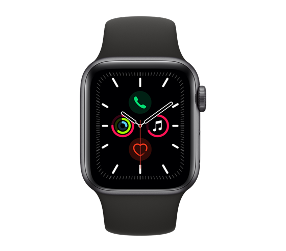 Apple Watch Series 5, vesmírně šedé