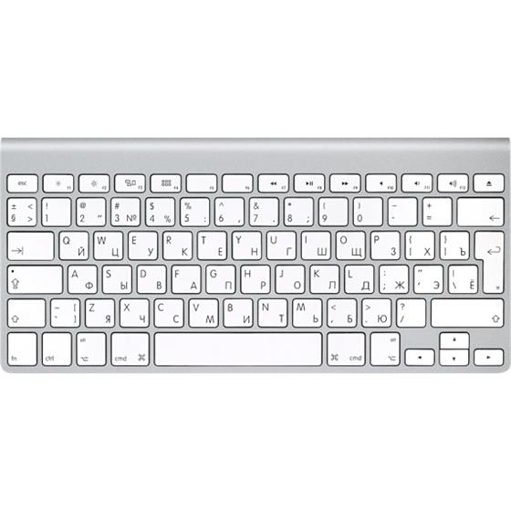 Apple Wireless Keyboard RU - bezdrátová klávesnice - ruská
