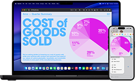 14palcový MacBook Pro a iPhone 16 – iPhone volá kontaktu jménem Luis, zatímco MacBook Pro zobrazuje stejný hovor v aplikaci Telefon