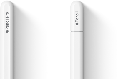 Apple Pencil Pro a Apple Pencil (USB‑C) vedle sebe