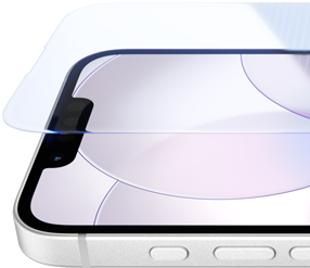 iPhone 17e, pohled zepředu na Ceramic Shield 2, pohled z boku, bílá barva, akční tlačítko a tlačítka hlasitosti