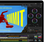 Obrazovka MacBooku&nbsp;Air s&nbsp;rozpracovanými úpravami videa ukazuje schopnosti čipu&nbsp;M5