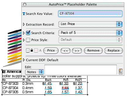 AutoPrice for InDesign 6.06 Mac